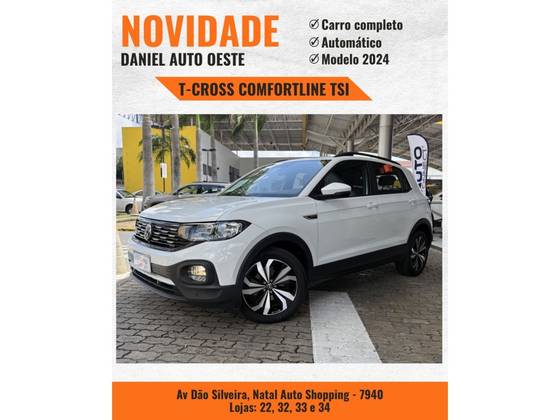 VOLKSWAGEN T-CROSS 1.0 200 TSI TOTAL FLEX COMFORTLINE AUTOMÁTICO